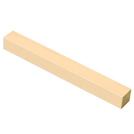 PATIKIL 5/8 x 5/8 x 6" H59 Brass Square Bar, Solid Square Mill Stock for Crafting Maintenance Electrical Architectural Decoration, Brass