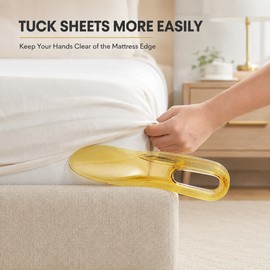 2-Pack Mattress Lifter & Bed Sheet Tucker Tools with Ergonomic Hand Grips