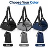 Airplane Footrest Hammock with Adjustable Strap, Portable Padded Travel Foot