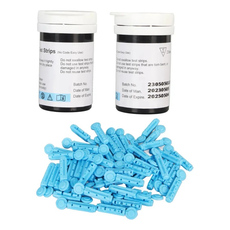 Tiras Reactivas De Glucosa Blood Lancets, 50 Unidades, 50 Un