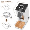 Coffee Grinder Grind Setting Dial with Adjustable Knob and Square