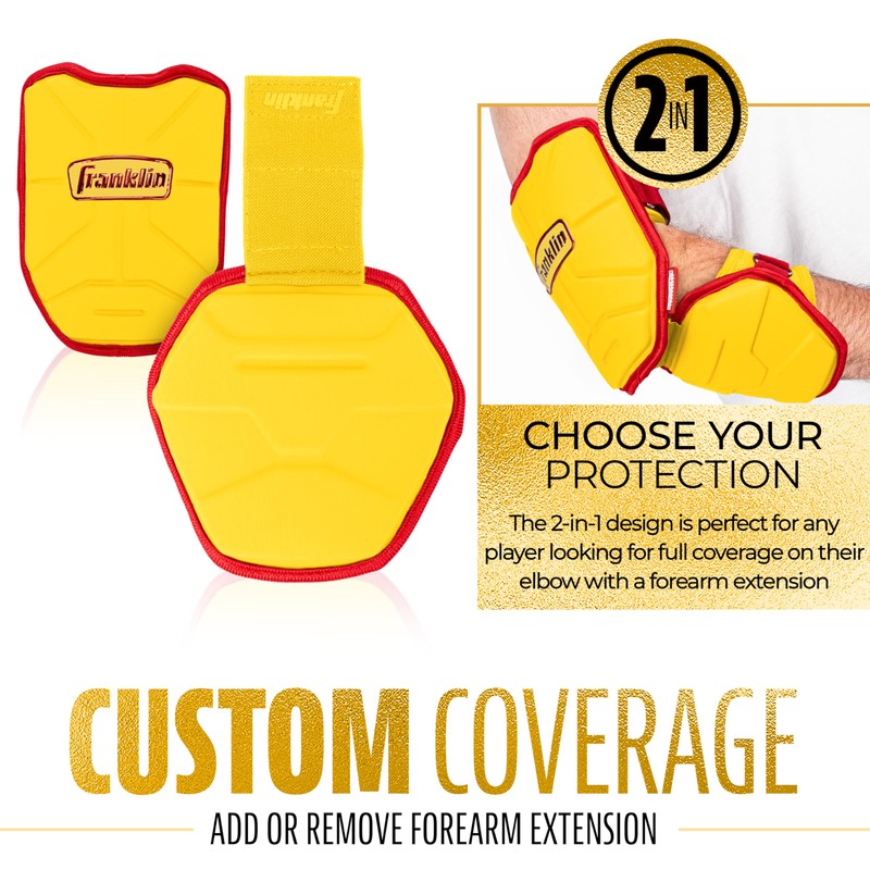 Franklin Sports Baseball Elbow Guard - PRT Series Adult Baseball