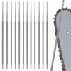 Begonia Pack of 12 4.0 mm Round Files for Chainsaws,