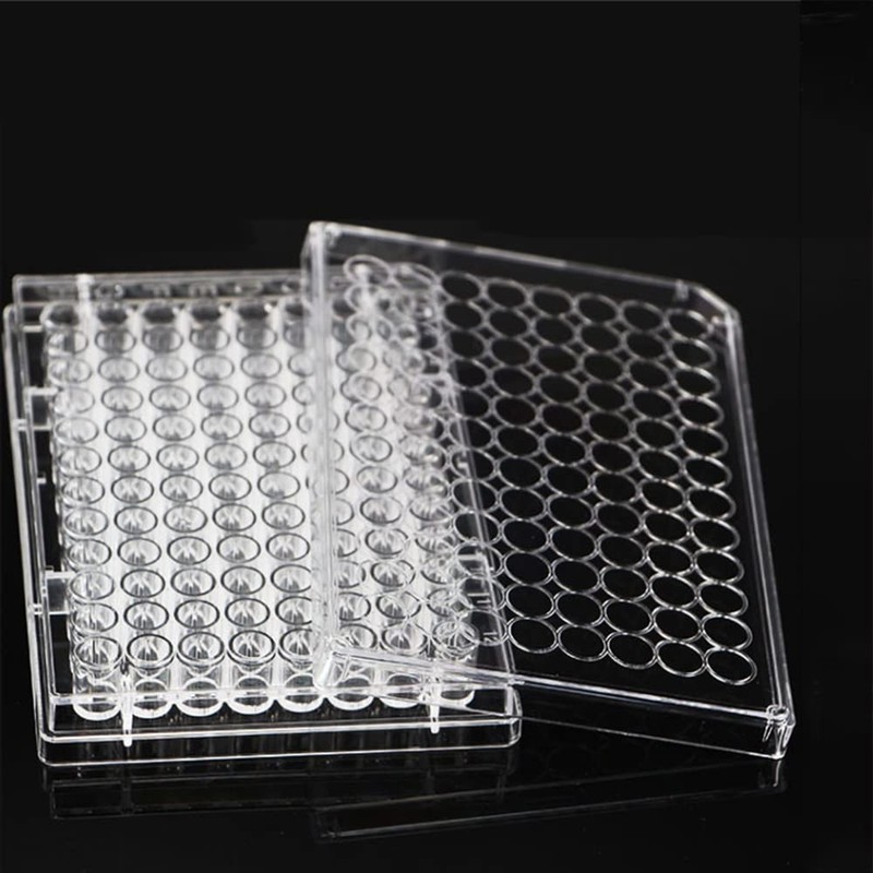 96-Well Cell Culture Plate，5PCS，Flat Bottom