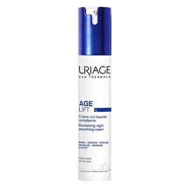 Uriage Age Lift Crema de noche antiedad alisadora 40ml - para rostro y cuello con Retinol y Ácido Hialurónico - Reduce las arrugas, reafirma la piel y unifica el tono - Adecuada para pieles sensibles