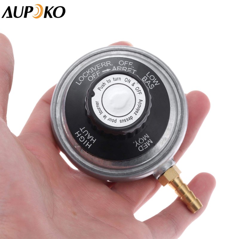 Aupoko Low Pressure One Pound Propane Tank Gas Regulator Valve,