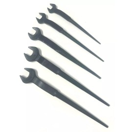 Cal Hawk Shop-Tek 5-Pieces Spud Wrench Set, 3/4", 7/8", 1-1/16", 1-1/8" and 1-1/4"