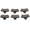 6PCS Brake Pads Low Noise Aging Resistant Consistent Braking Replacement