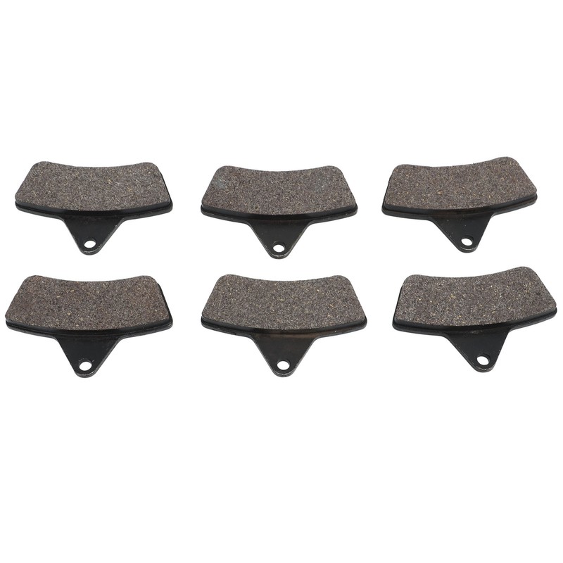 6PCS Brake Pads Low Noise Aging Resistant Consistent Braking Replacement
