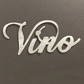 Skilwerx Vino Metal Art Skilwerx 9 X 4 Wine 21