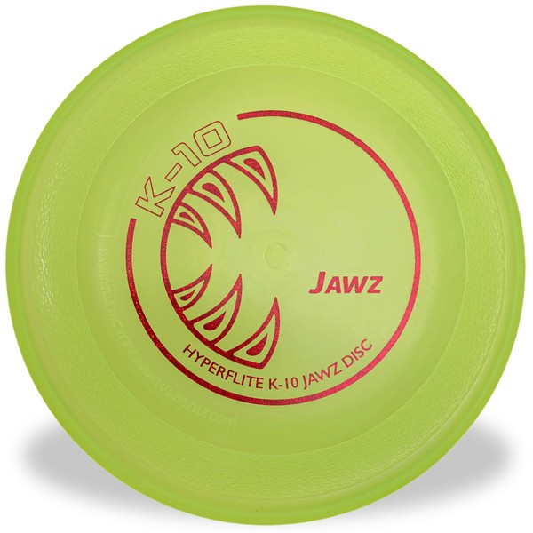Hyperflite K-10 Jawz Yellow Disc • for Dogs Over 16"