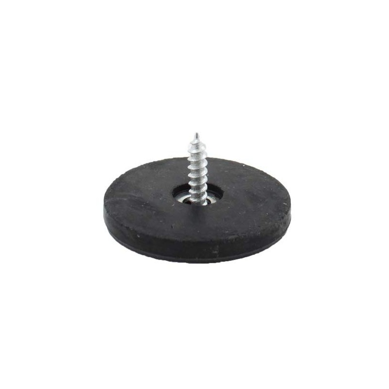 (4pcs) 25mm Round Screw-in PTFE Teflon Furniture Glides by Lifeswonderful®