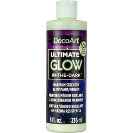 Deco Art Ultimate Glow-In-The-Dark Paint 8oz