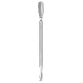 Bellotti stainless steel double-sided cuticle nail pusher, silver, 1 piece / 벨로티 스테인리스 양면 큐티클 네일푸셔, 실버, 1개