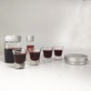 Portable Communion Service Set With 4 Cups,Juice Bottle,Anointing Oil Glass