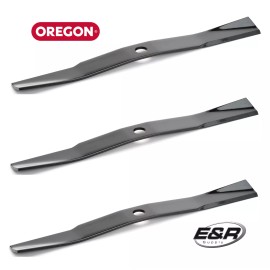 For Kubota Blades for Kubota RC72 Deck on B2150D F2560 F3060 72" Cut, Oregon 91-493(3)