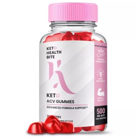 Keto Health Bite ACV Gummies, Max Strength, KetoHealth Bite Gummies (5 Pack)