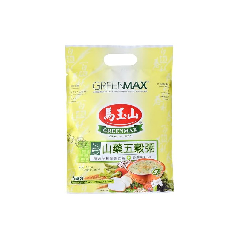 GREENMAX Yam and Multi Grains Cereal, 12.3 Oz.