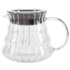 Fdit Transparent High Borosilicate Glass Coffee Pot Exquisite Coffee Maker