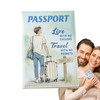 Passport Cover - PU Leather Passport Holder | Waterproof Wallet