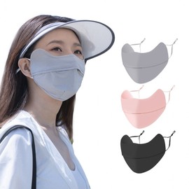UV Protection Mask Eye Shield Mask Pink 2ea