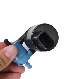 Suuonee Bomba de Lavado de Parabrisas de Bomba de Limpieza de Parabrisas de Líquido de Lavado de Parabrisas de ABS OE: 1K6955651 Bomba Limpiabrisas Escape Bomba Limpiaparabrisas