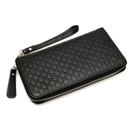 Womens Wallet, Portemonnaie, Purse, leather with embossing, Mod. 5017 by Fashion-Formel