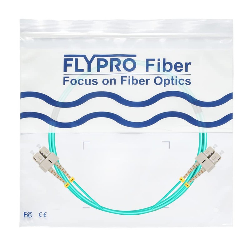 FLYPROFiber- 2M SC to SC OM3 Fiber Patch Cable |