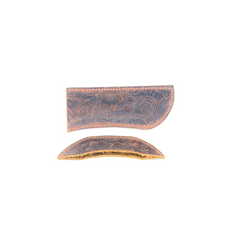 JJNUSA Leather Cast Iron Handle Cover，Skillet Handle Cover, Handmade Leather