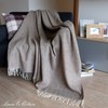 Linen & Cotton Fluffy, Cuddly, Cosy Wool Blanket, Stonewold
