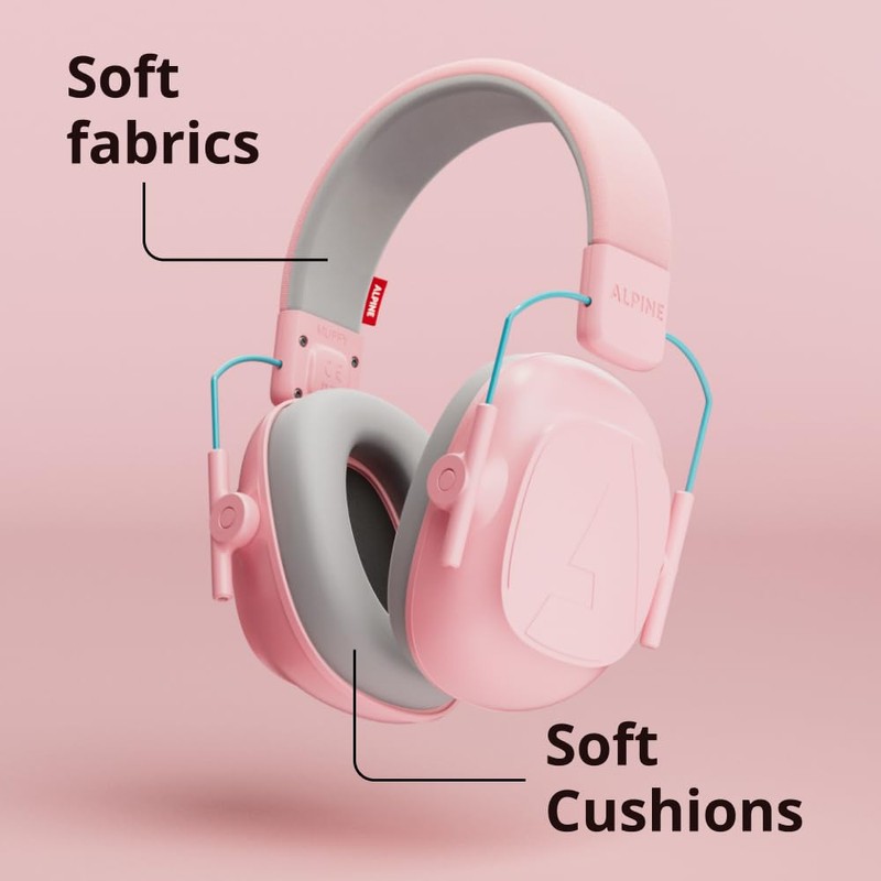 ALPINE HEARING PROTECTION Earmuffs for Kids Protection from Dangerous Sounds