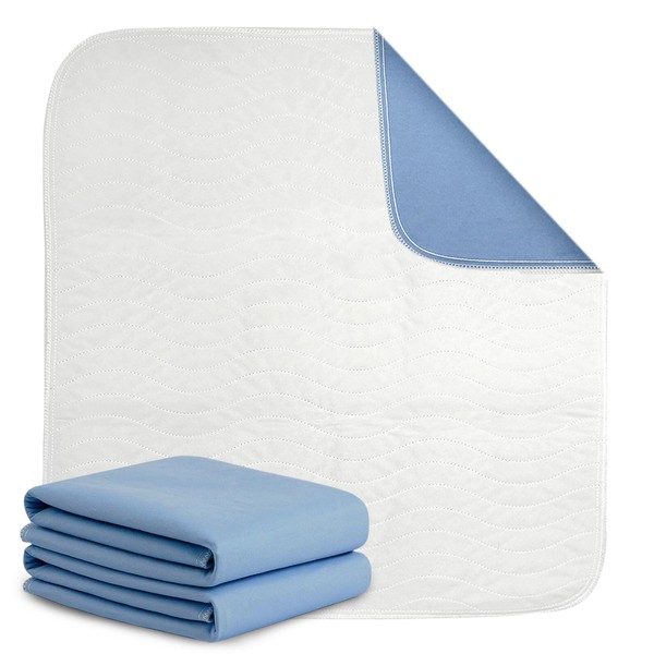 Hitime Waterproof Reusable Underpads,Bedwetting Incontinence Pad for Bed, Sofa, Floor,