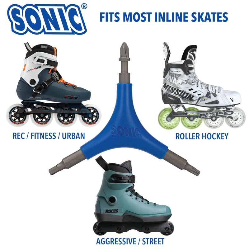 SONIC Pro Inline Skate Tool - Blue