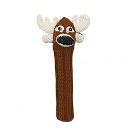 Sunfish Animal Knit Golf Alignment Stick Cover Holds 2 Sticks (Deer)