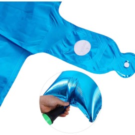 [10 Pack] Star Shape Foil Balloons, 18" Mylar Aluminum Foil Balloons 45cm Decorations for Birthday Party Wedding Engagement Party Celebration Holiday Show Party Activities (Blue, 18 Inch)