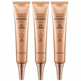 Charmzone Golden Seal Wrinkle + Elasticity 24k Pure Gold Eye Cream, 3 Pieces, 30ml / 참존 골든실 주름+탄력 순금 24k 아이크림, 3개, 30ml