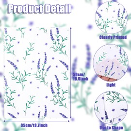 Jwssor Floral Tissue Paper,Flower Tissue Paper,20sheets 50x35 Tissue Paper for Wrapping Gifts Birthday Party Wedding