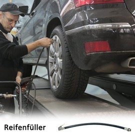 SVUPUE Tyre Pump Hose, Extension Inflator Hose, Inflator Connector, 13mm, for Bicycles, Motorcycles and Cars