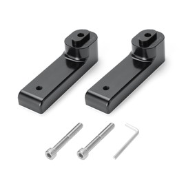 2pcs Spyder Passenger Floorboard Risers, Adjustable Rear Pedal Footpeg Extension Kit for 2010-2021 Can Am Spyder RT,Spyder Passenger footpeg,black