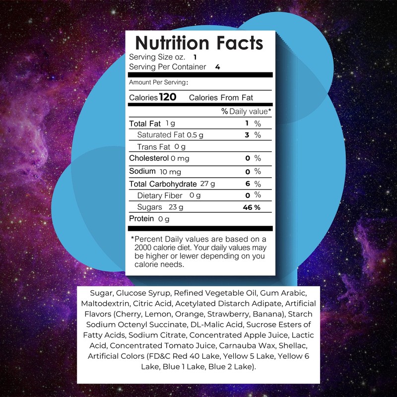 Freeze Dried Original Rainbow Crunch Candy, Assorted Fruity Flavors, Share