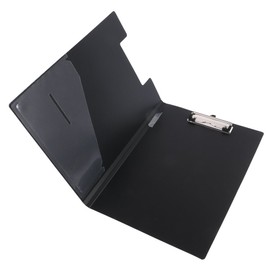 Eagle Plastic Clipboard Folder, Letter Size, 9.84Ã—11.97-Inch, Pack of 6, Black