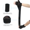 BOODUN Half Finger Gloves Deerskin Gloves with Wrist Wrap for