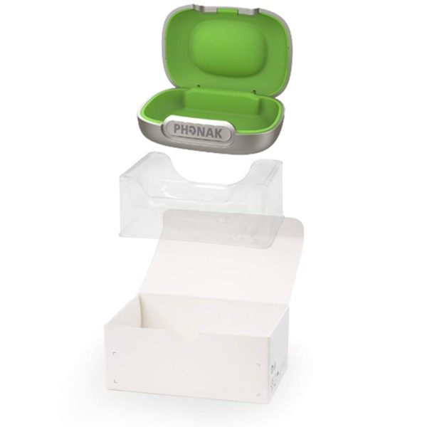 Phonak Hearing Aid Case - Storage Box for Hearing Aids - Hard Case - Small / Small