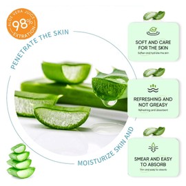 Shefave Aloe Vera Skin Care Sets & Kits, 13-Piece Skincare Set with Facial Cleanser, Serum, Toner, Aloe Vera Cream, Lip Balm, Hand Cream, Sleeping Mask, Nourishing Face Care Set (S)