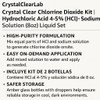 Crystal Clear Lab Chlorine Dioxide Kit | Hydrochloric Acid 4-5%