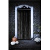 FINGOOO Large Halloween Door Curtain, Hunted House Foil Decor Entrance