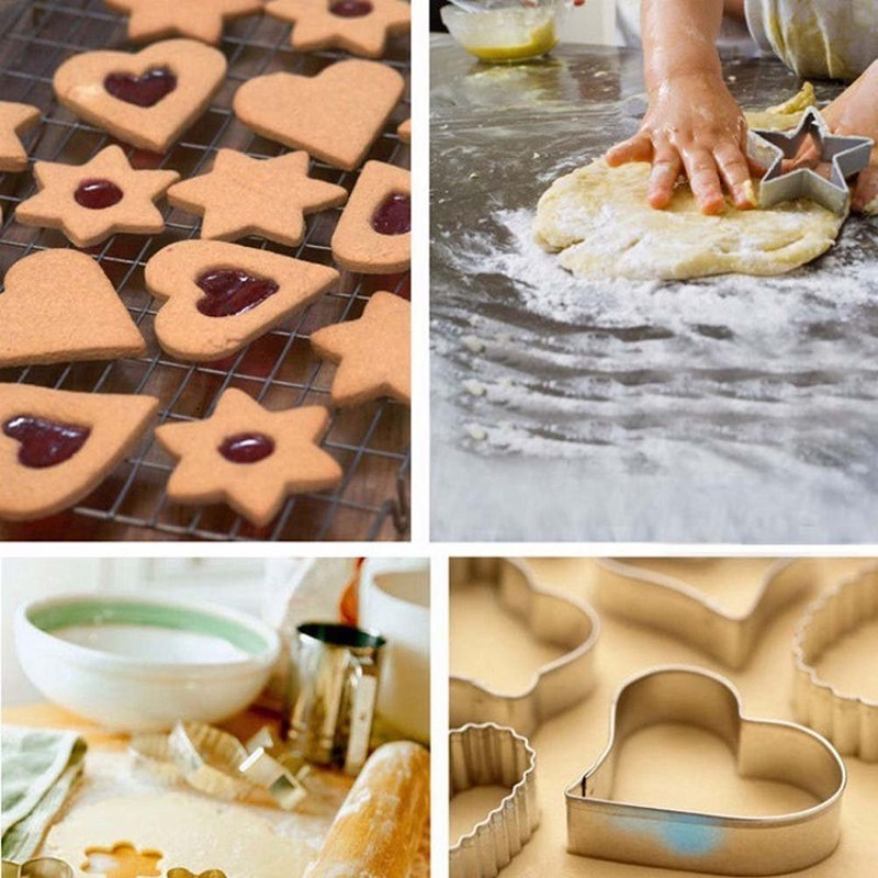 LRZCGB Star Cookie Cutter Shape, Stainless Steel Bakeware Tools(Star)