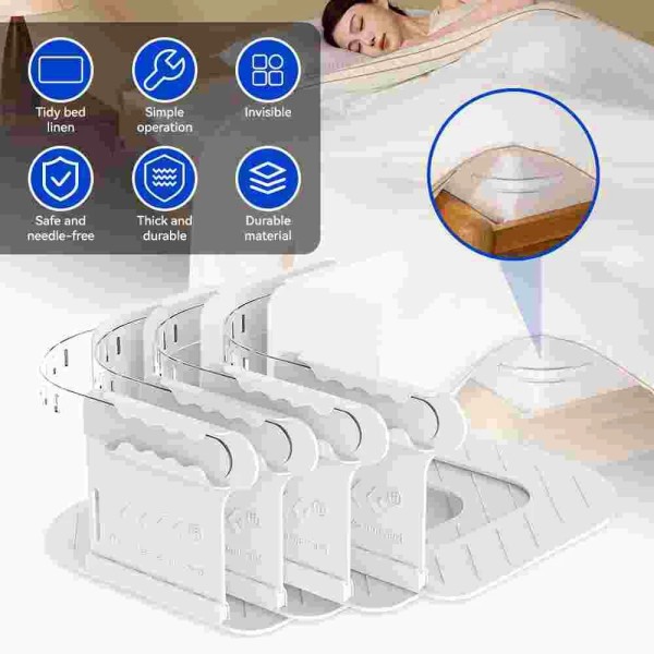Lock Sheet Holders Keep Sheets Tight Heavy Duty Bed Sheet