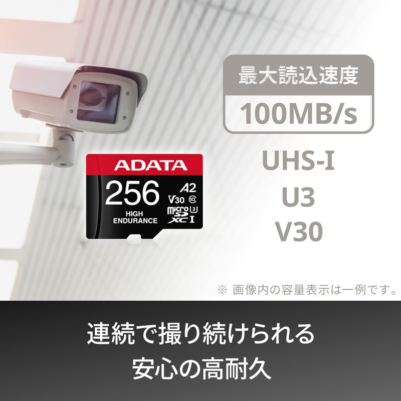 【Adata】 microSD 512GB Security Camera Dashcam GoPro UHS-I Class 10