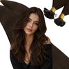 Ugeat Flat Tip Hair Extensions Human Hair Hot Fusion Keratin